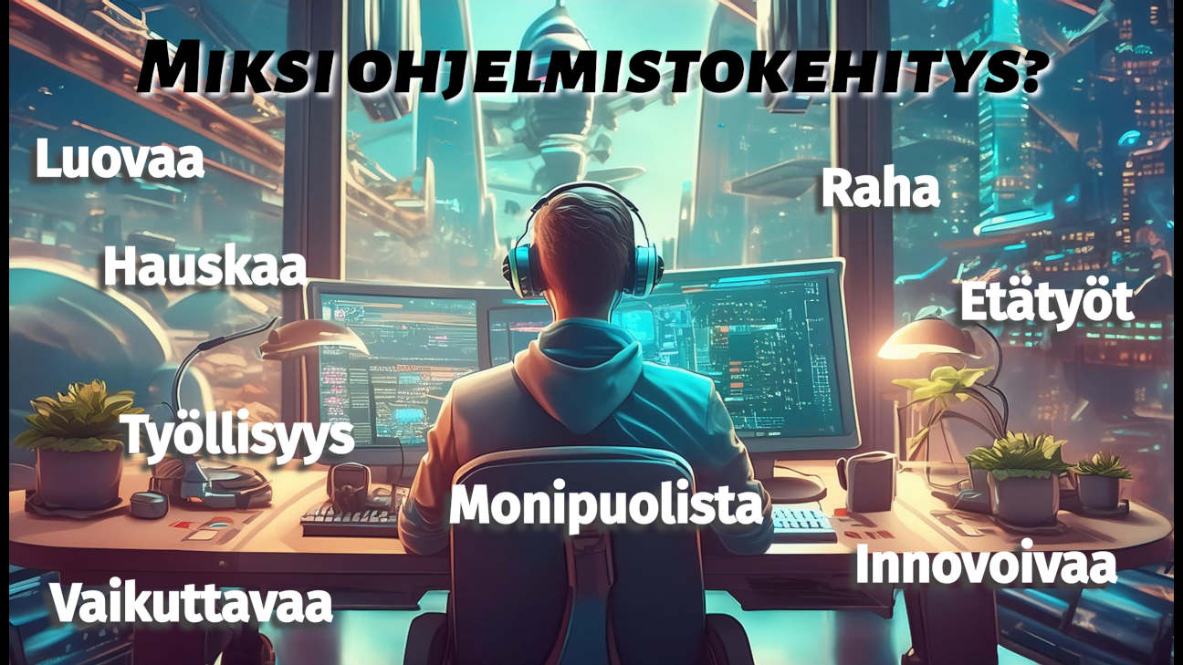 Miksi ohjelmistokehittäjäksi